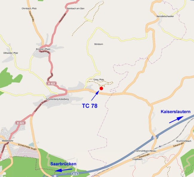 OSM-Karte TC 78